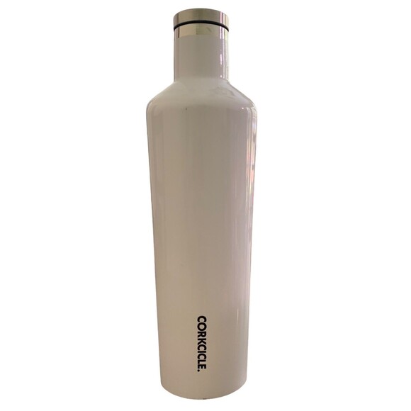 Corkcicle ULine White Canteen Stainless Steel Tumbler Screw Lid 25oz EUC - Picture 1 of 12